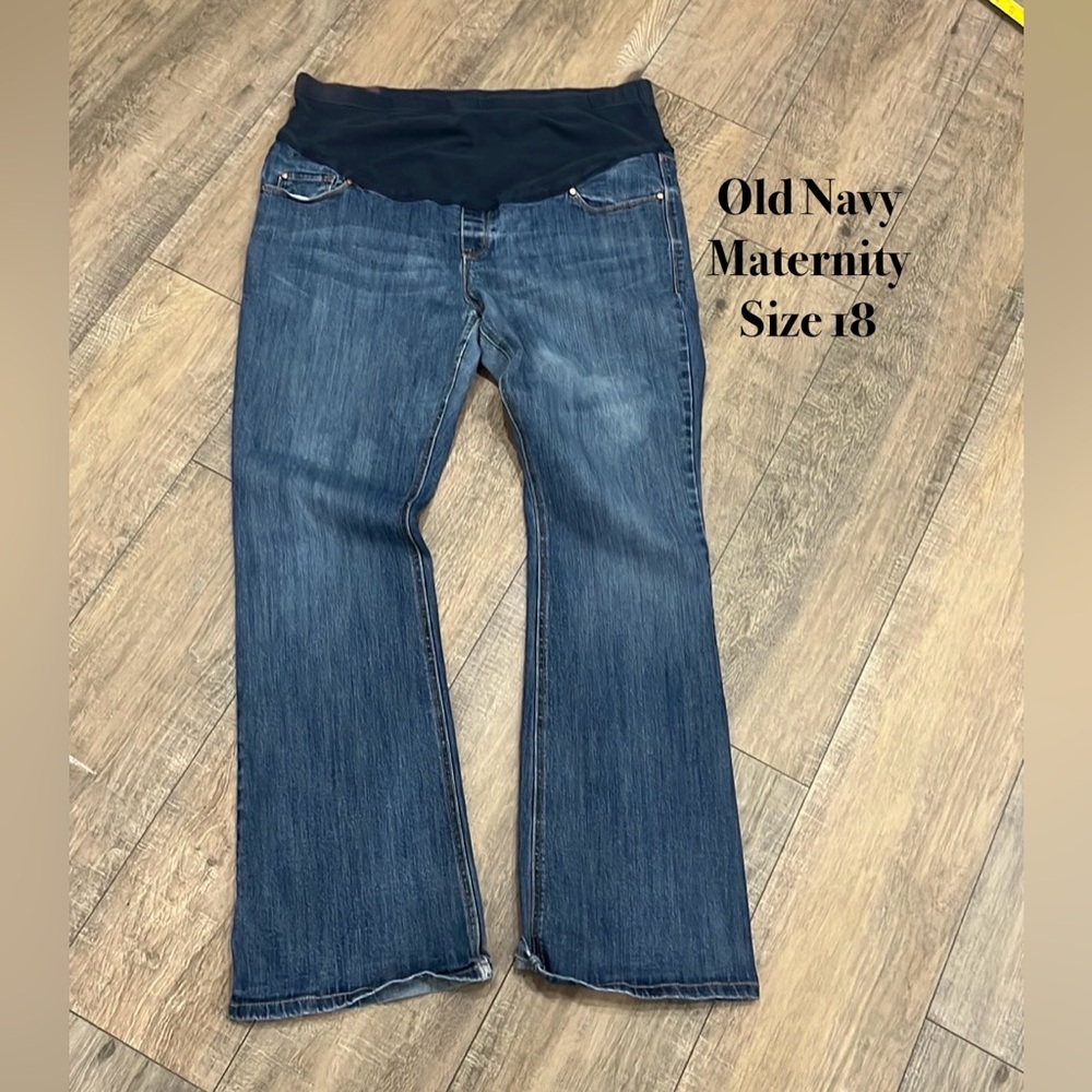 Old Navy Women's Blue Maternity Jeans